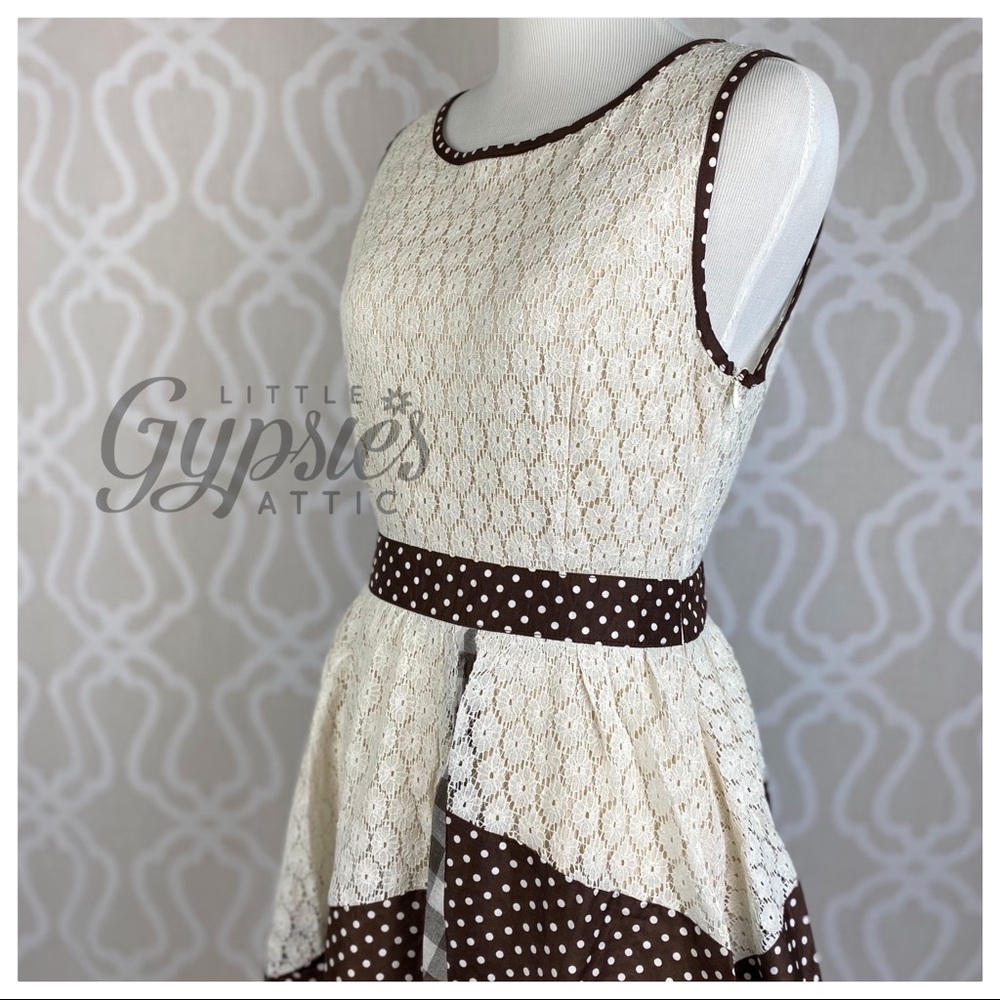 Ryu Farmhouse Multi Print and Bow Dress - Picture 9 of 14